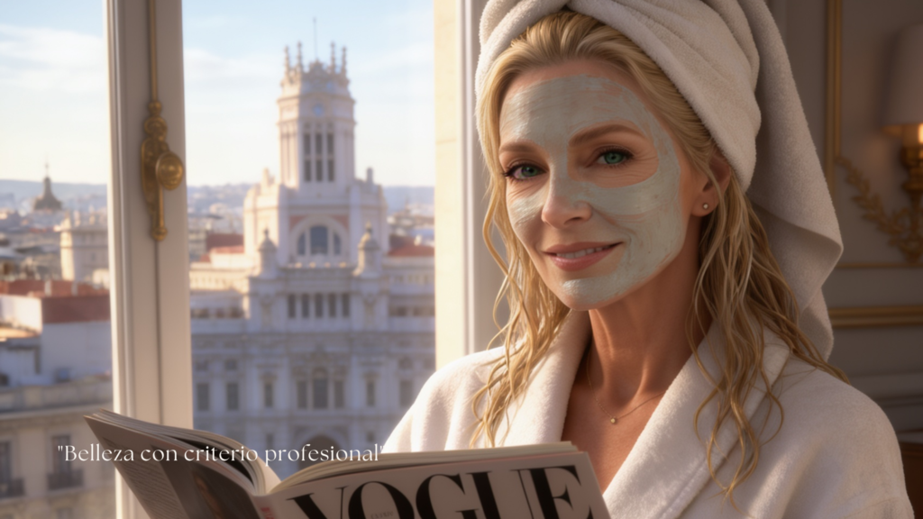 Sofia en su rutina de skin care